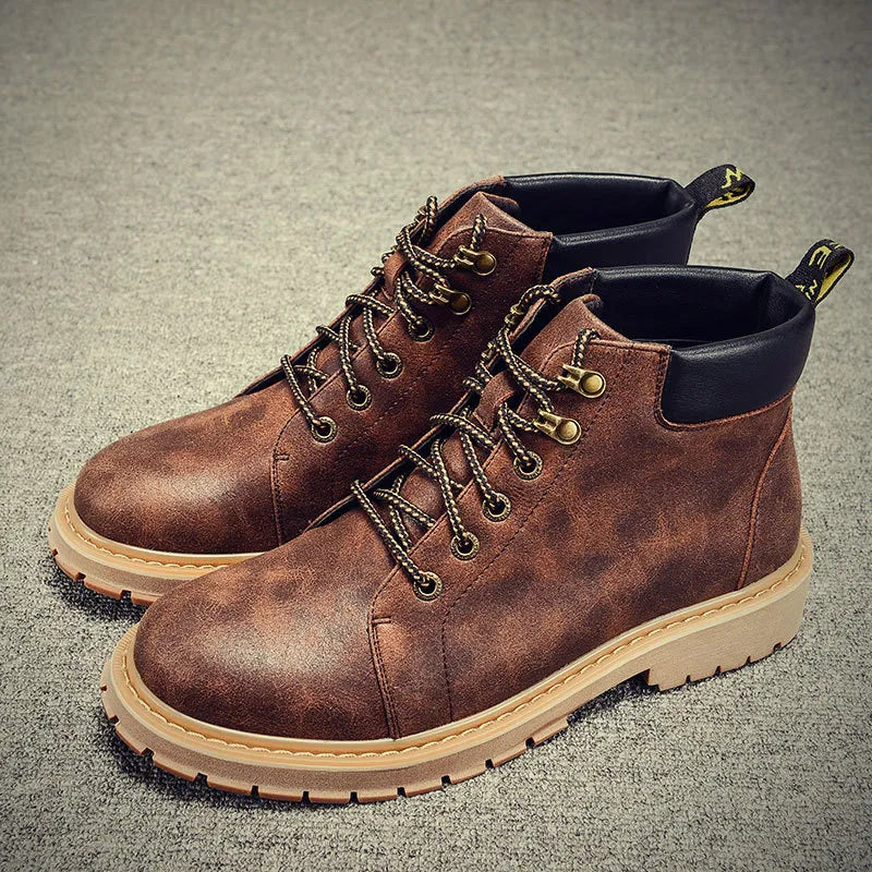Waterproof Men's Boots - Robust Design for Winter