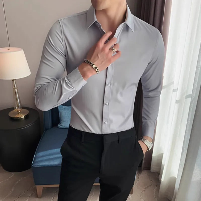 Men's cotton blend shirt – Elegance and comfort for everyday use