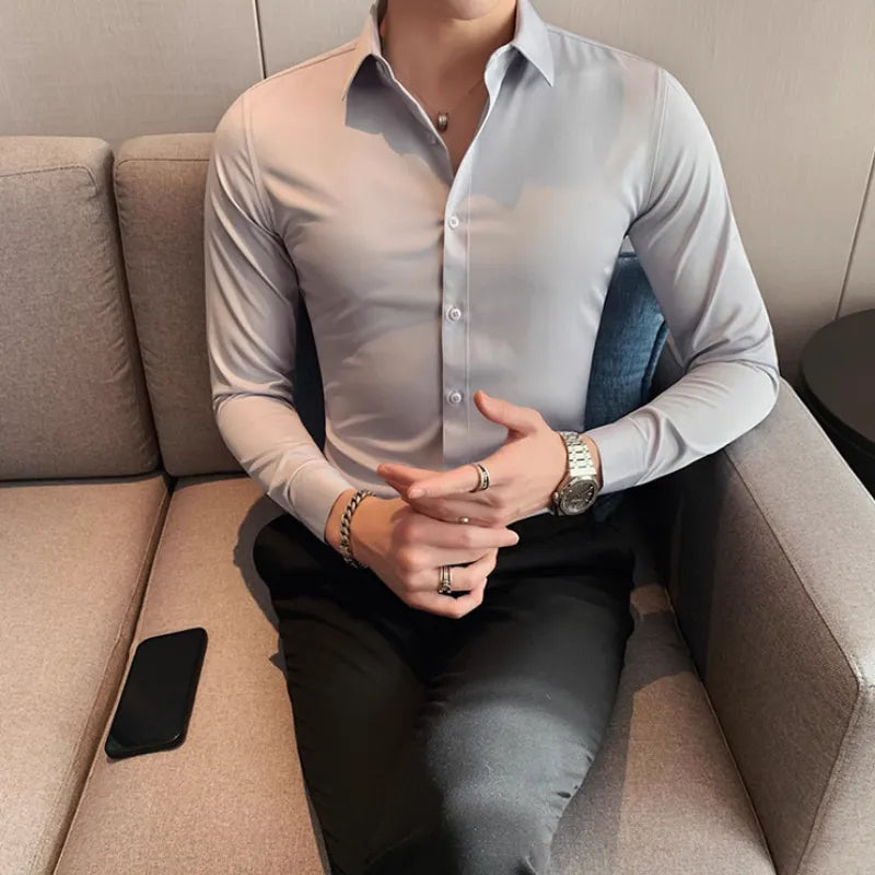 Men's cotton blend shirt – Elegance and comfort for everyday use