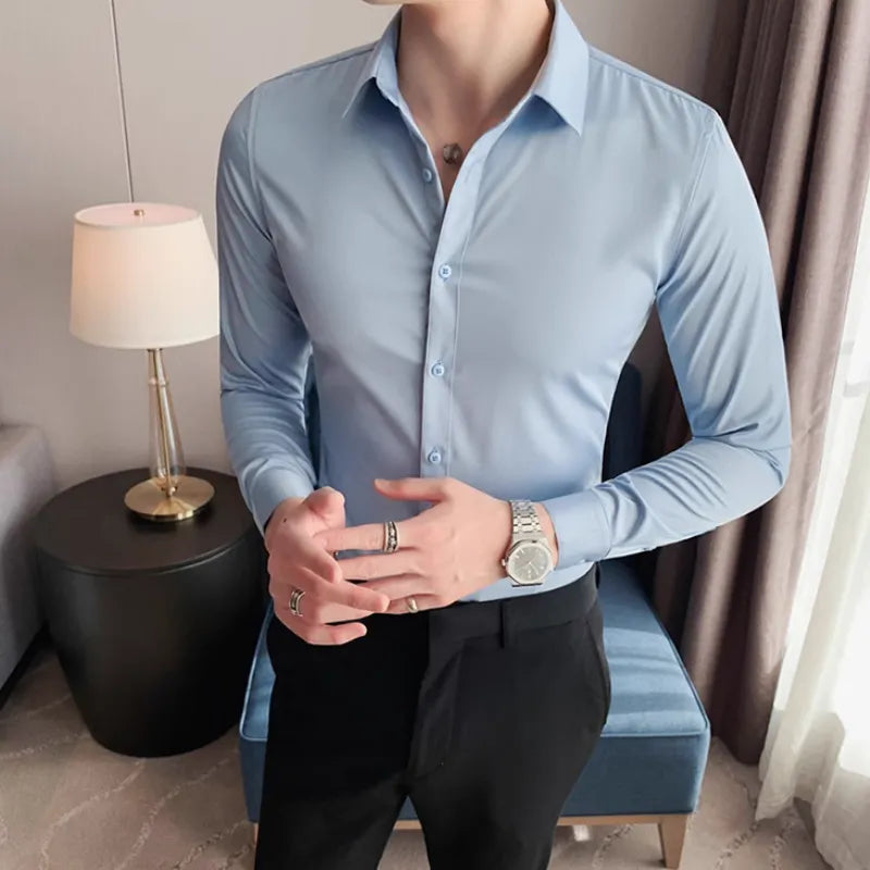 Men's cotton blend shirt – Elegance and comfort for everyday use