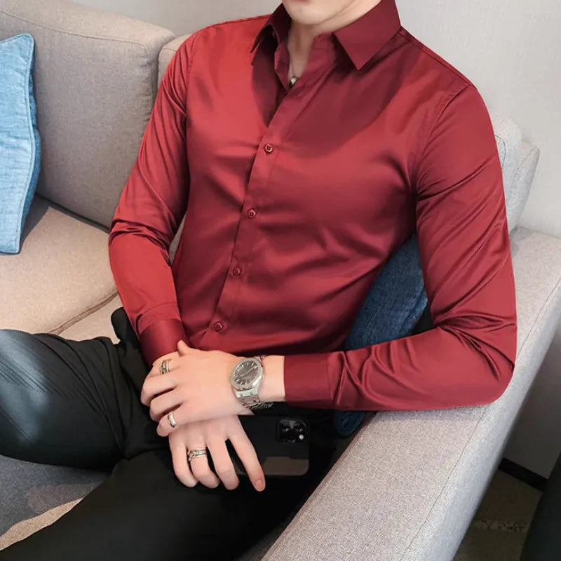 Men's cotton blend shirt – Elegance and comfort for everyday use