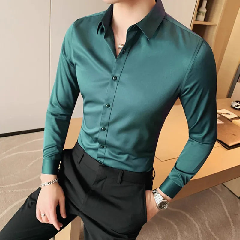 Men's cotton blend shirt – Elegance and comfort for everyday use