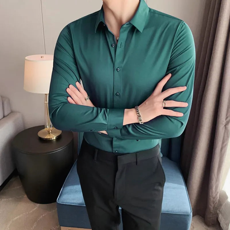 Men's cotton blend shirt – Elegance and comfort for everyday use