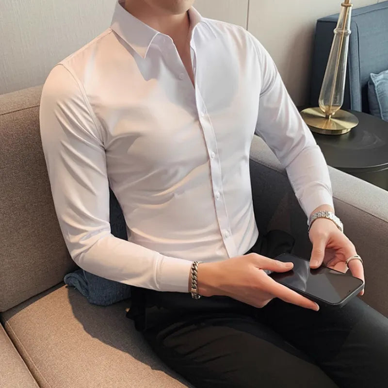 Men's cotton blend shirt – Elegance and comfort for everyday use