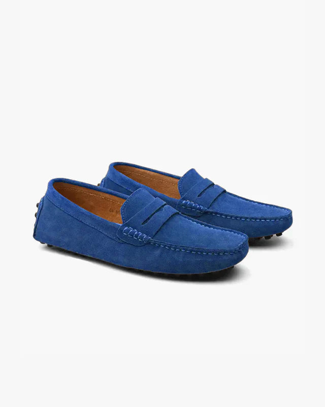 Old Money Suede Driver Loafers