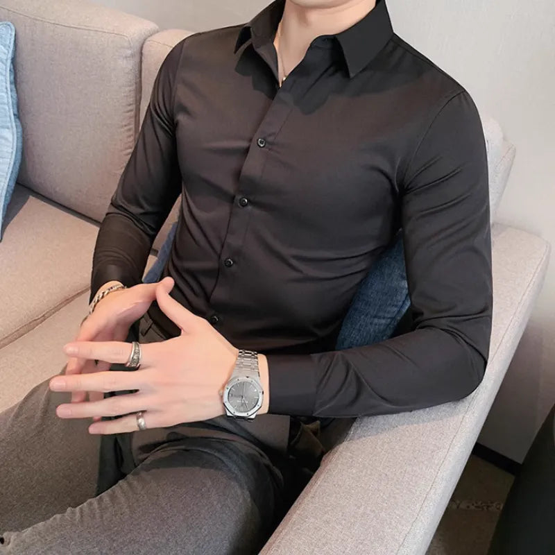 Men's cotton blend shirt – Elegance and comfort for everyday use