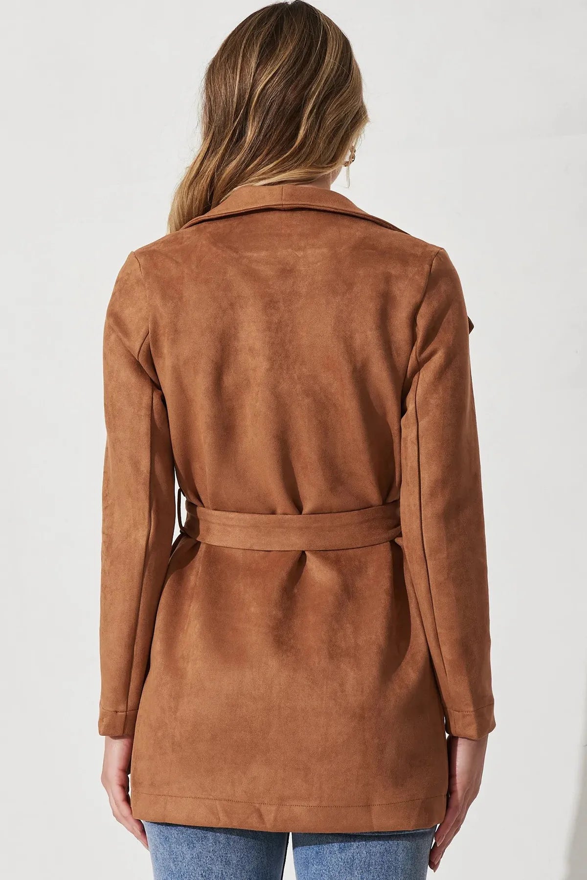 Warm Women's Jacket - Minimalist Elegance for Fall and Winter