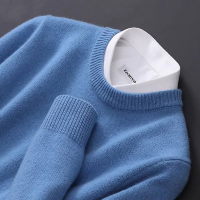 Men's wool sweater - Minimalist and elegant style