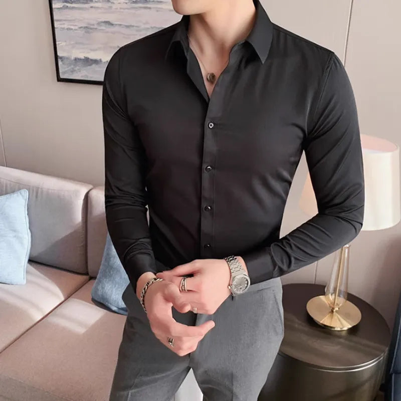 Men's cotton blend shirt – Elegance and comfort for everyday use