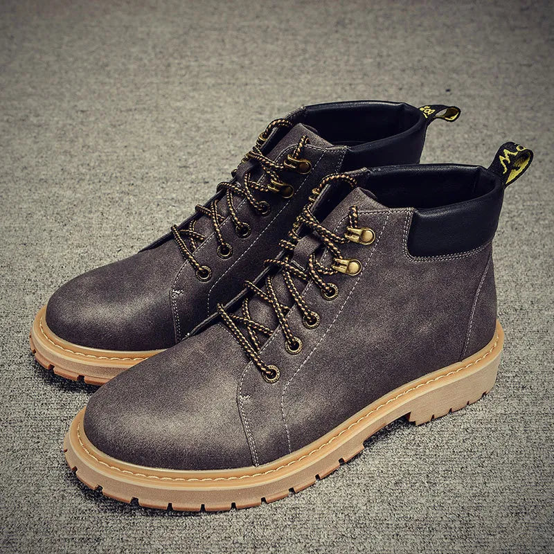 Waterproof Men's Boots - Robust Design for Winter