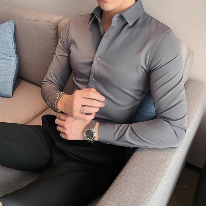 Men's cotton blend shirt – Elegance and comfort for everyday use