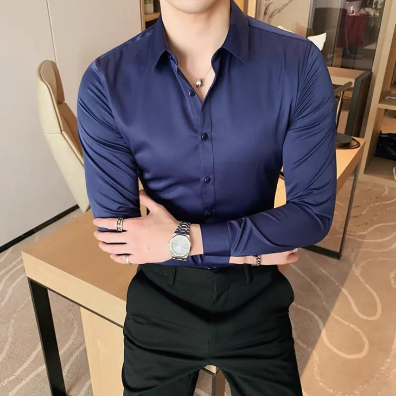 Men's cotton blend shirt – Elegance and comfort for everyday use