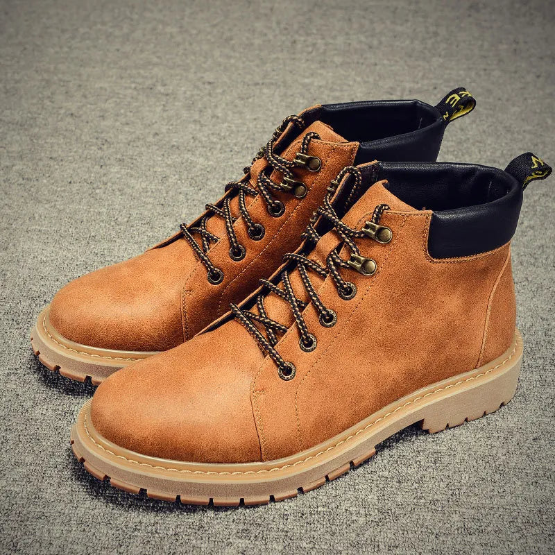 Waterproof Men's Boots - Robust Design for Winter