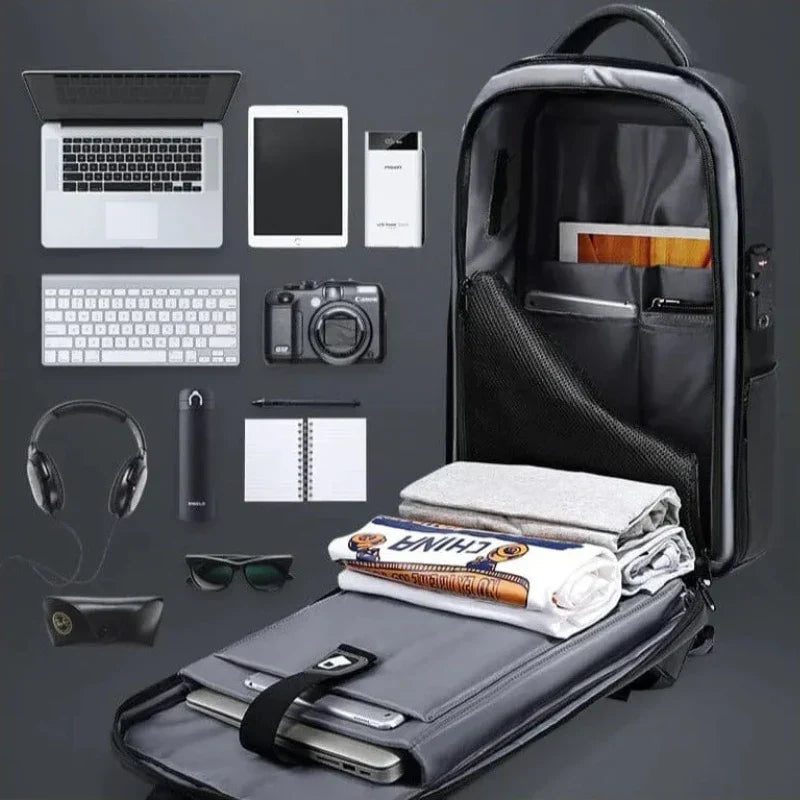 Professional Backpack – Minimalist Urban Design with USB Port and TSA Lock