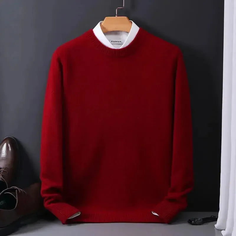 Men's wool sweater - Minimalist and elegant style