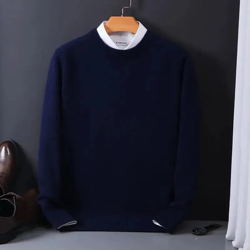 Men's wool sweater - Minimalist and elegant style